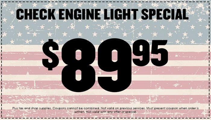 Check Engine Light Special Check Engine Light Special