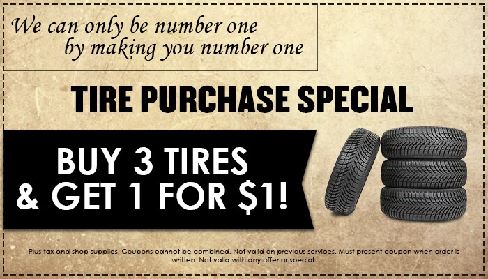 Tire Purchase Special Tire Purchase Special