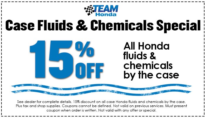 15% Off Fluids & Chemicals 15% Off Fluids & Chemicals
