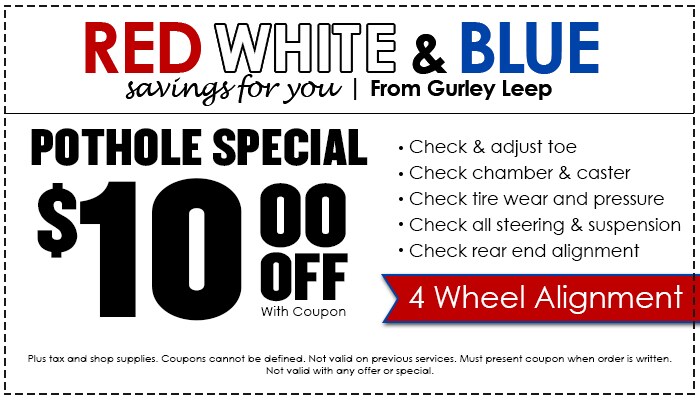 $$10 off Pothole Special $10 off Pothole Special