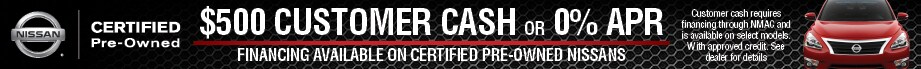 Certified Nissan Financing