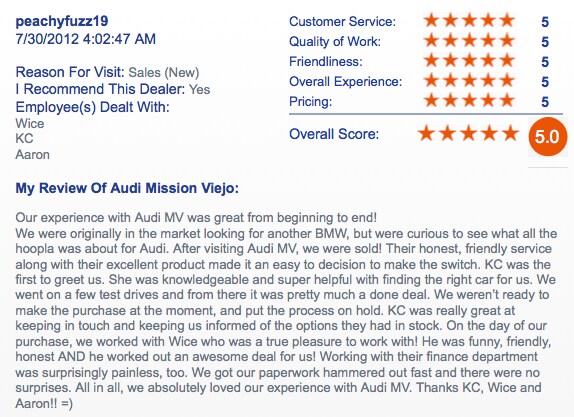 Meet The Sales Team Audi Mission Viejo Staff