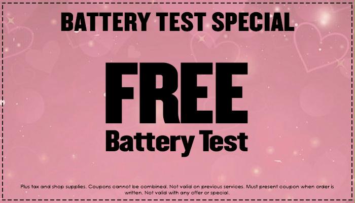 Battery Service Special Battery Service Special
