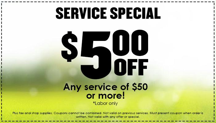 $5 Service Special $5 Service Special