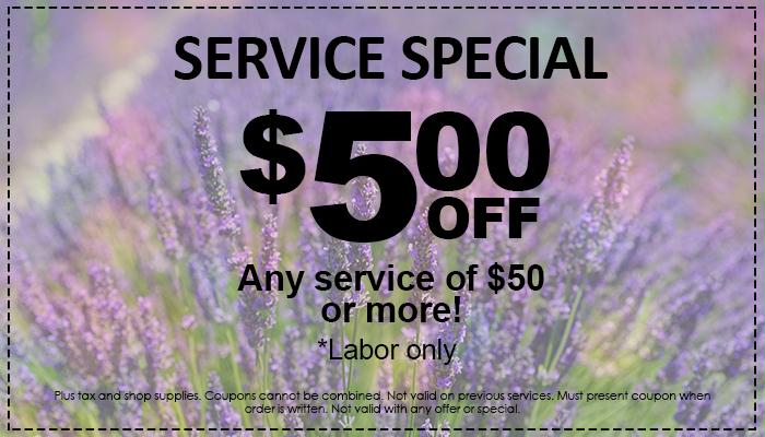 $5 Service Special $5 Service Special