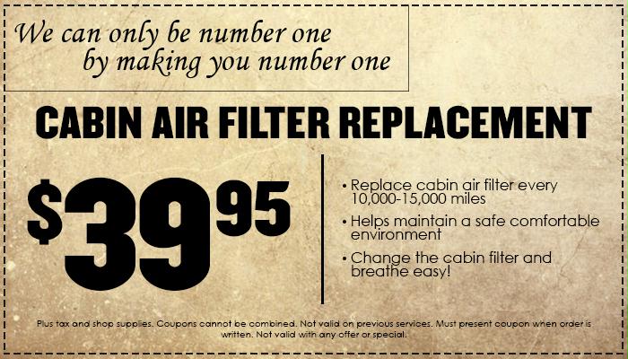Cabin Air Replacement Cabin Air Replacement