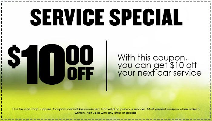 $10 off any service $10 off any service