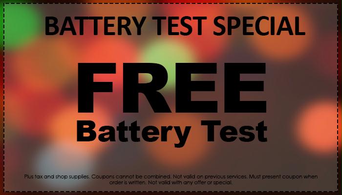 Battery Service Special Battery Service Special