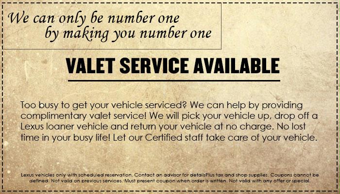 Valet Service Available Valet Service Available