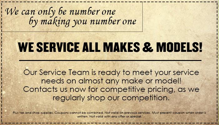 Service All Makes & Models Service All Makes & Models