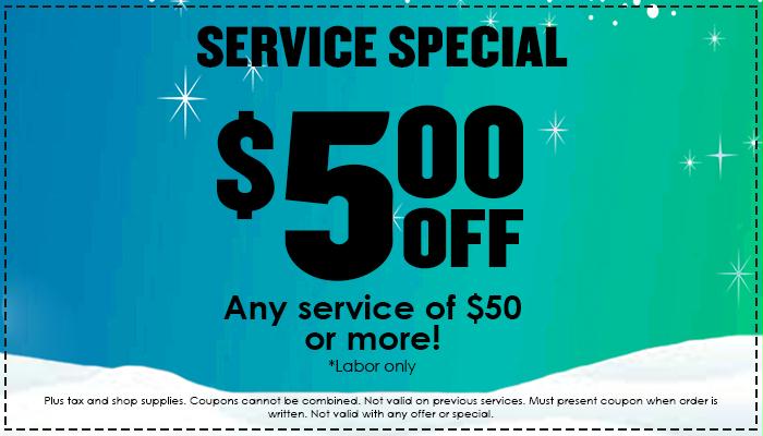 $5 Off Special $5 Off Special
