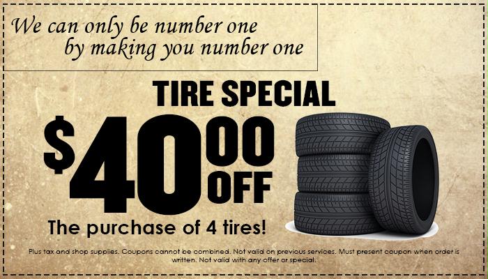 Tire Purchase Special Tire Purchase Special