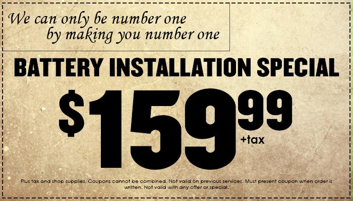 Battery Special Battery Special