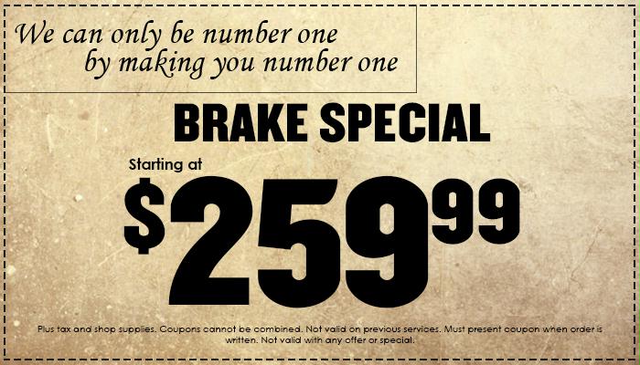Brakes Special Brakes Special