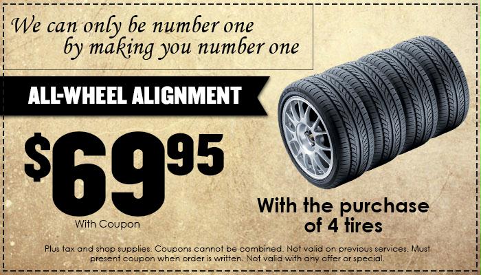 All-Wheel Alignment Special All-Wheel Alignment Special