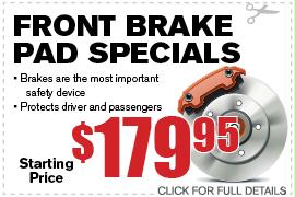 Ford Front&nbsp; Brake Pad Service Specials Duluth GA