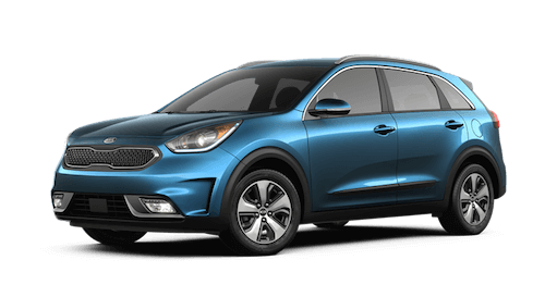 2019 Kia Niro A blue 2019 Kia Niro