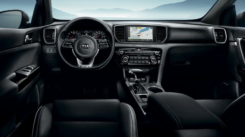 2020 Kia Sportage Technology The dashboard of the 2020 Kia Sportage