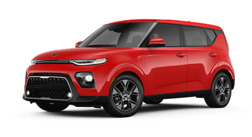 2020 Kia Soul A red 2020 Kia Soul