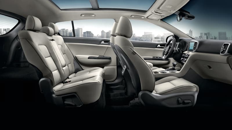 2020 Kia Sportage Interior The seating arrangement on the 2020 Kia Sportage