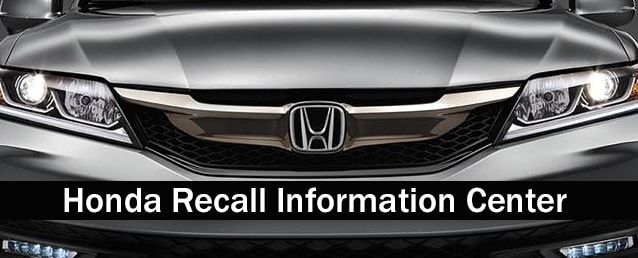 Honda Recall Information