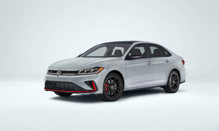 2025 Volkswagen Jetta GLI parked in a blank white room