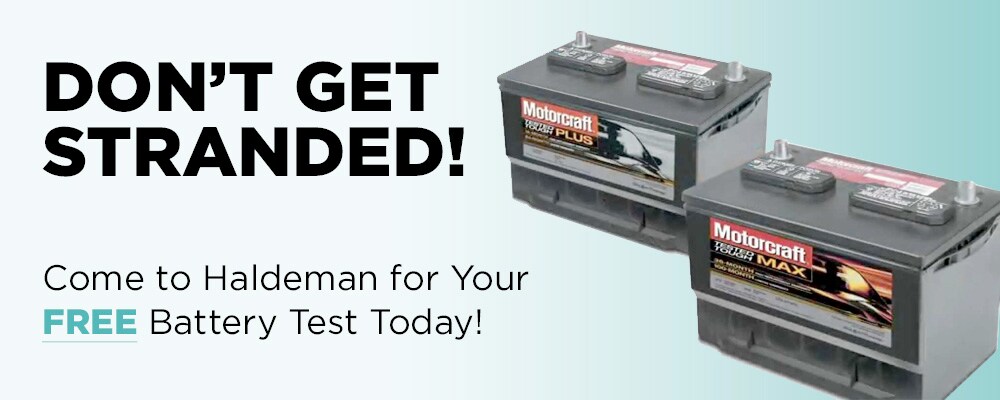 Get Your Free Battery Test Today! Batteries