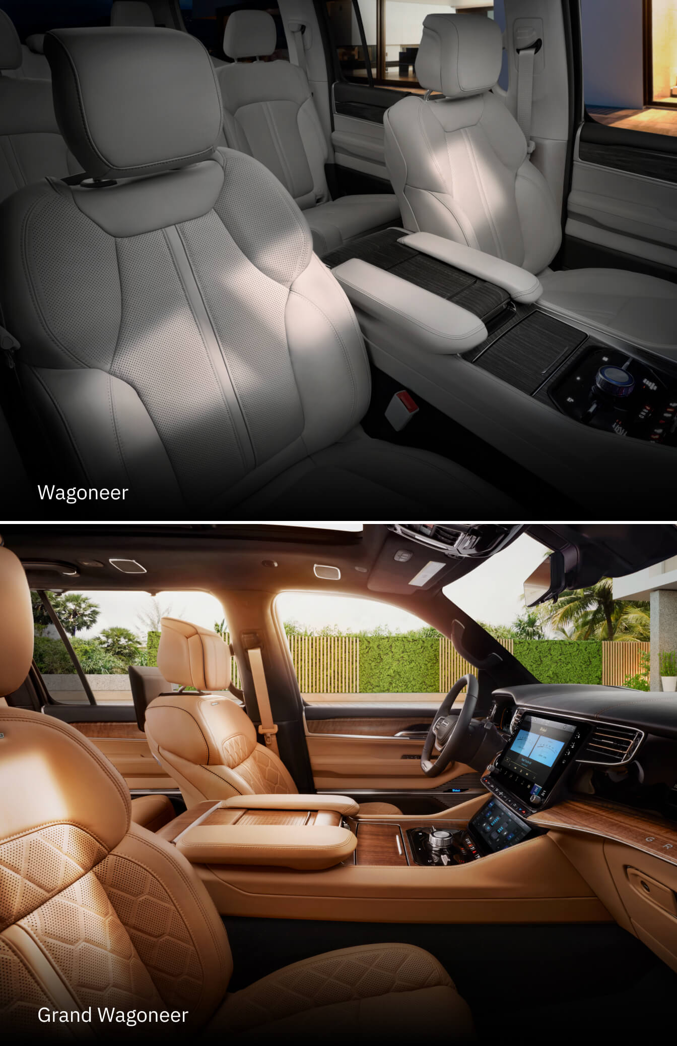 Wagoneer SUV vs. Grand Wagoneer SUV Size & Dimensions