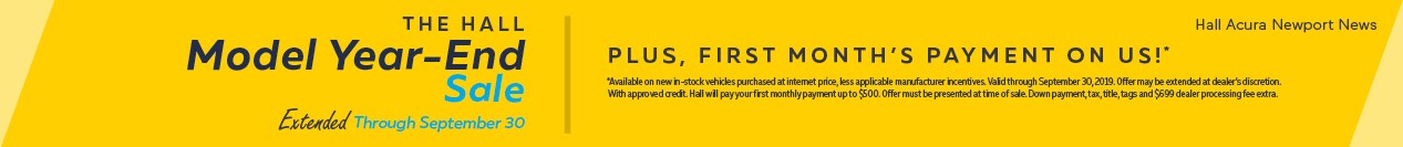 The Hall Model Year-End Sale Extended