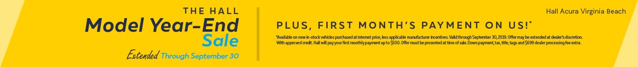The Hall Model Year-End Sale Extended