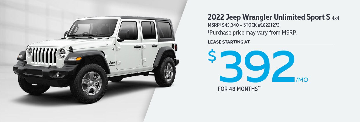 2022 Jeep Wrangler Unlimited Sport S