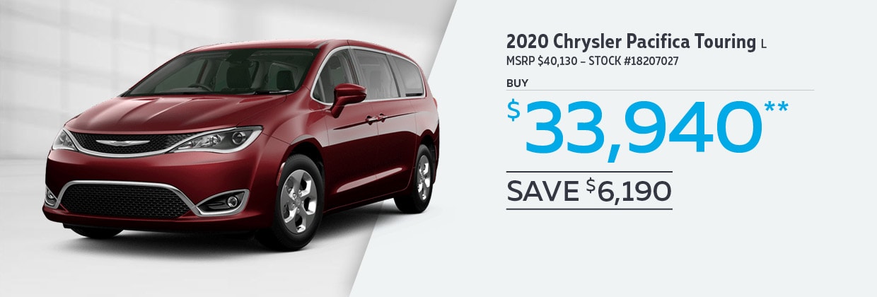 2020 Chrysler Pacifica - Buy for $33,940