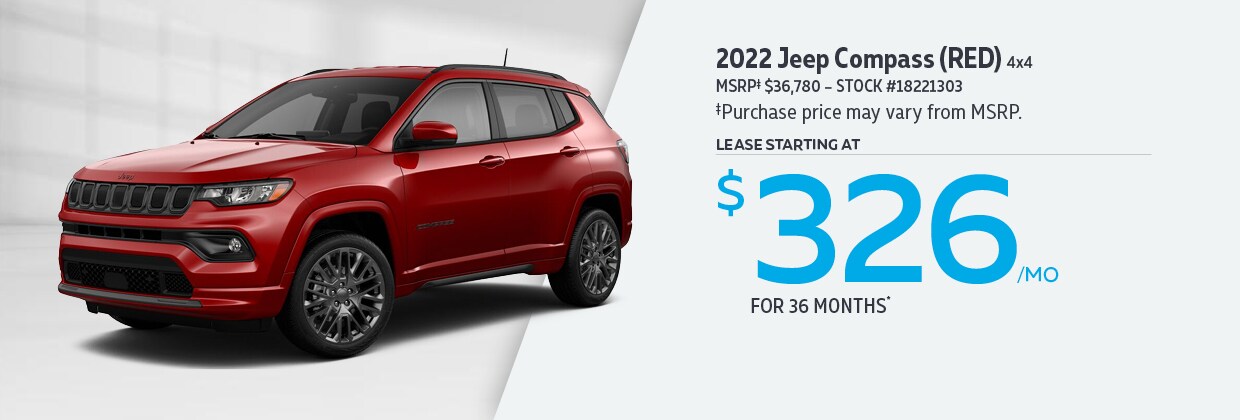 2022 Jeep Compass (RED) 4x4