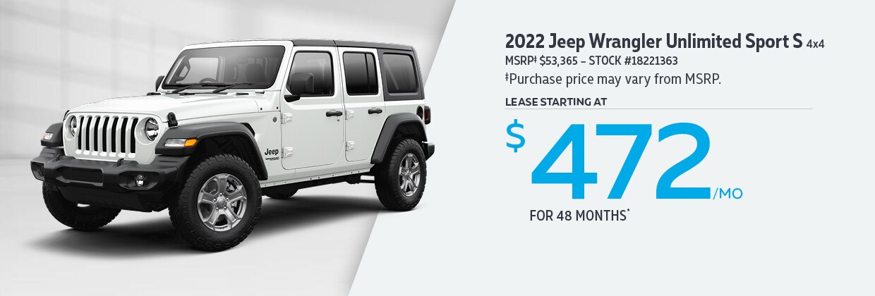 2022 Jeep Wrangler Unlimited Sport S 4x4