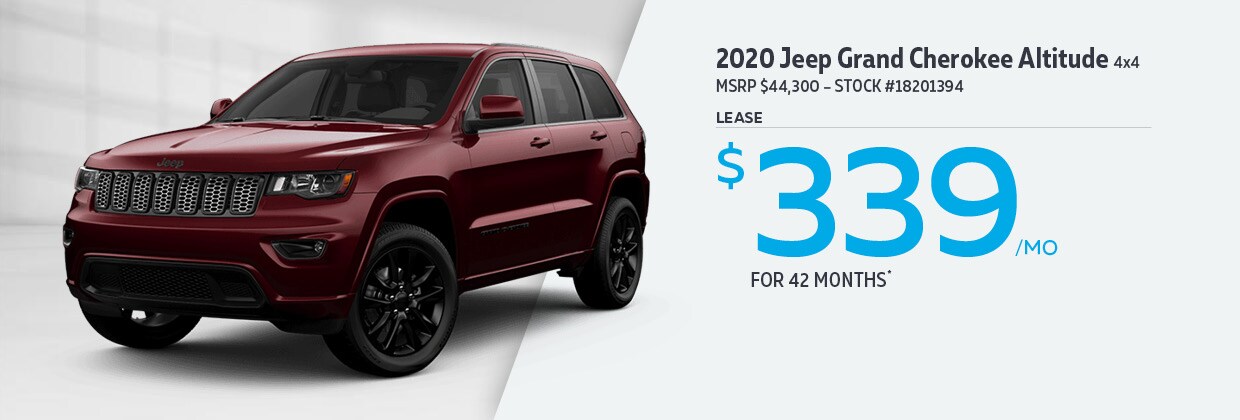 2020 Jeep Grand Cherokee - Lease for $339/mo