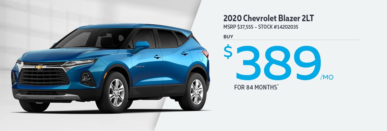 2020 Chevrolet Blazer 2LT Buy for $389/mo