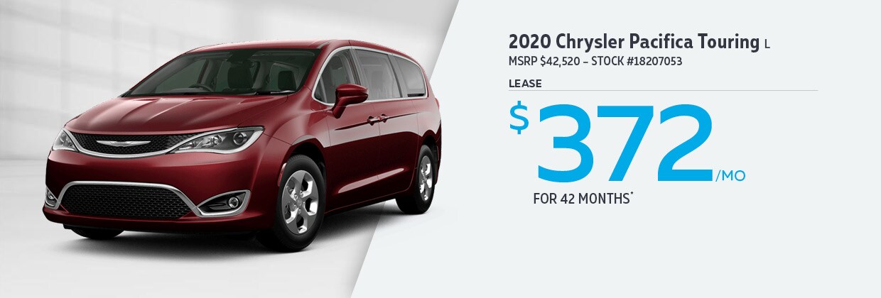 2020 Chrysler Pacifica Touring L Lease for $372/mo