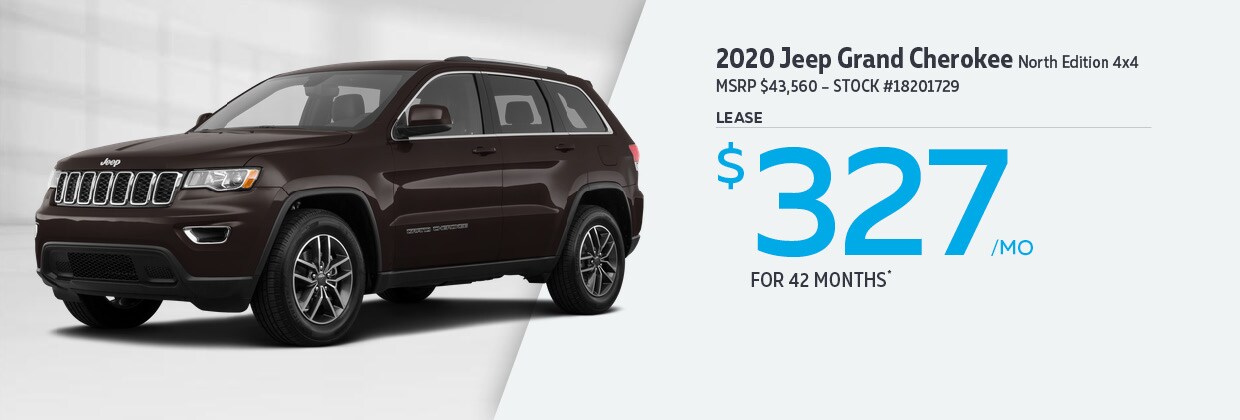 2020 Jeep Grand Cherokee North Edition Lease for $327/mo