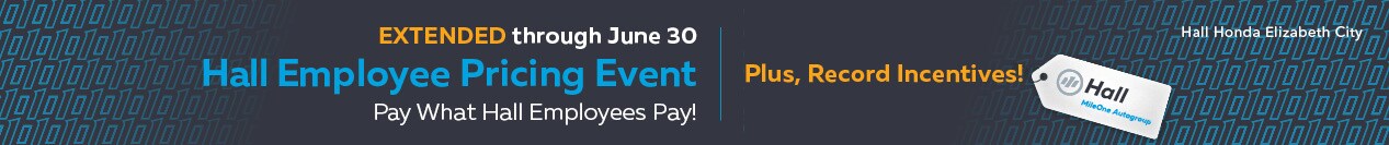 Hall Employee Pricing Event Extended