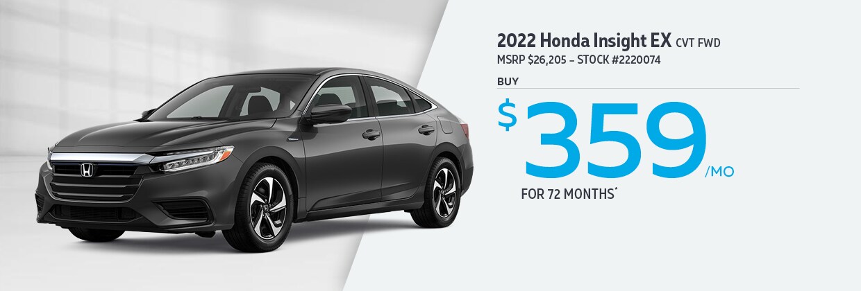 2022 Honda Insight EX Buy for $359/MO for 72 months