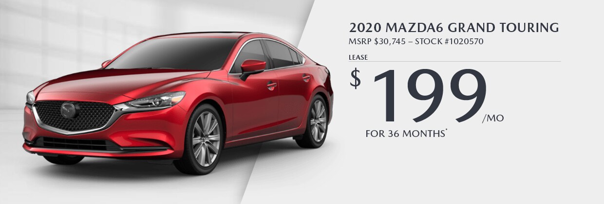 2020 Mazda6 Grand Touring - Lease for $199/mo