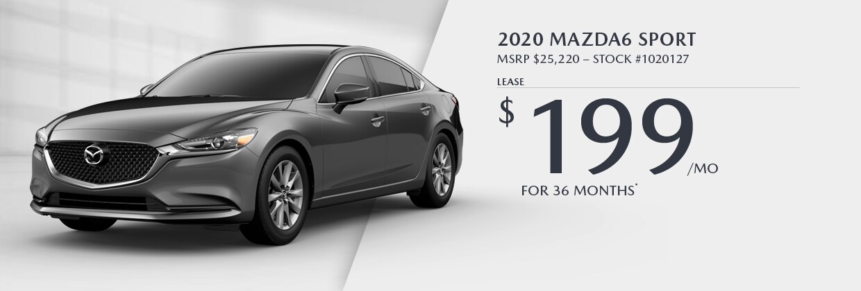 2020 Mazda6 Sport - Lease for $199/mo
