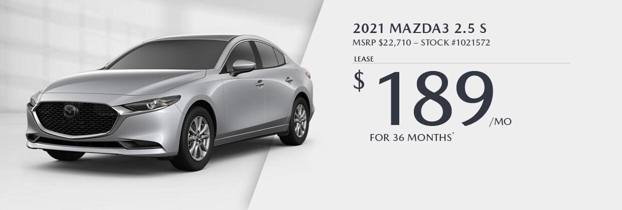 2021 Mazda3 2.5 S Lease for $189/mo