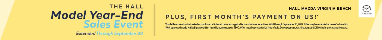 The Hall Model Year-End Sales Event Extended
