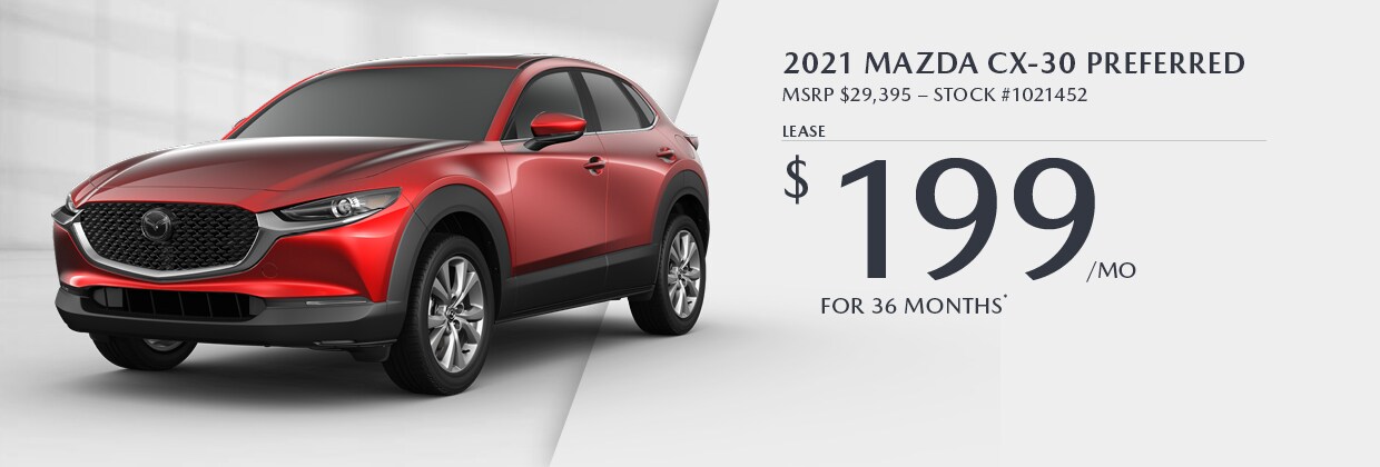 2021 Mazda CX-30 Preferred Lease for $199/mo