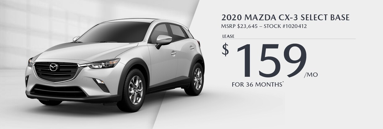 2020 Mazda CX-3 - Lease for $159/mo