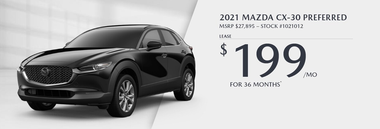 2021 Mazda CX-30 - Lease for $199/mo