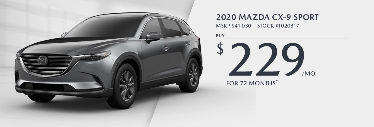 2020 Mazda CX-9 Sport - Buy for $229/mo