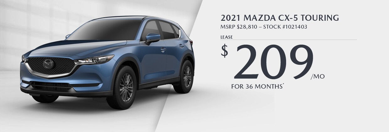 2021 Mazda CX-5 Touring Lease for $209/mo
