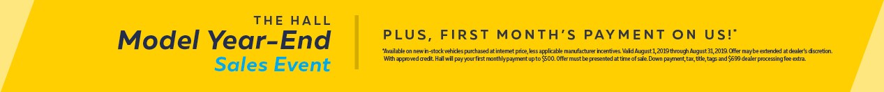 The Hall Year-End Clearance Event
